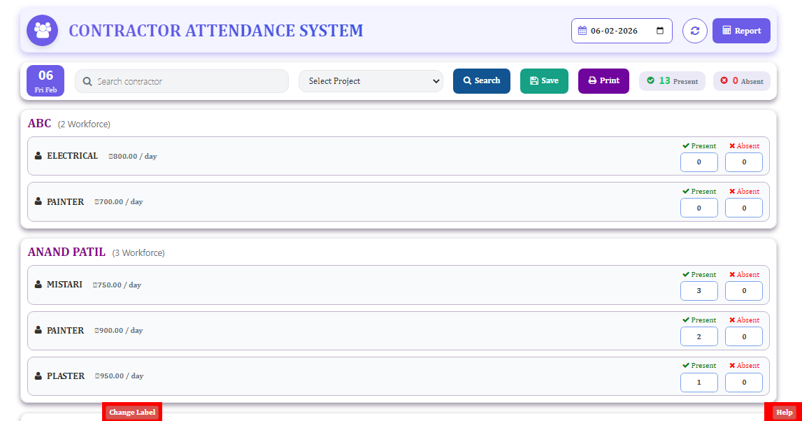 GPS Attendance App